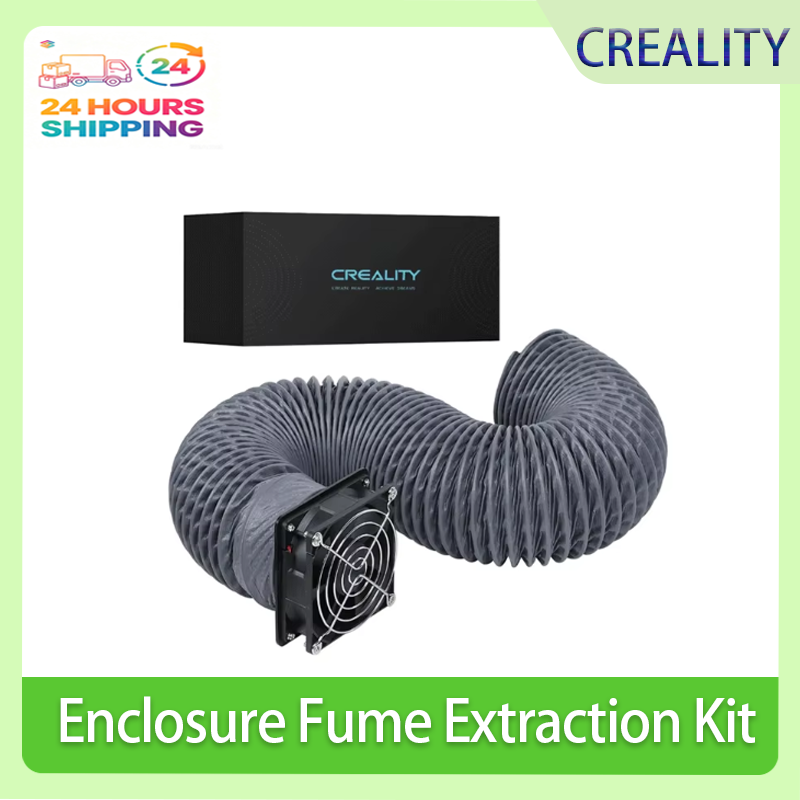 Enclosure 3D Printer - Creality 煙抽出キット ファンインターフェース付き3Dプリンターエンクロージャーとレーザー彫刻機エンクロージャー用の効率的な換気装置