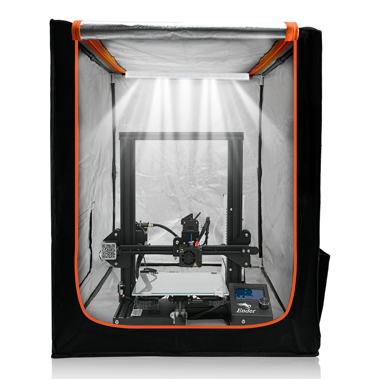 Enclosure 3D Printer - Crealityo-3Dプリンター LED照明付き3D印刷機 防塵 高温耐性 65x55x75 cm