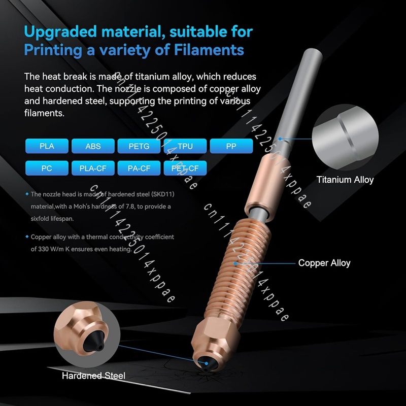 Creality K1/K1 Max/K1C 3Dプリンター - Printer Nozzle のレビューと価格