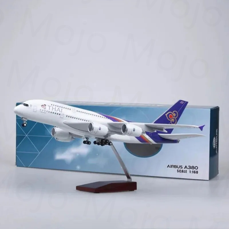 1:160スケール航空機 A380 タイ国際航空 レジン製  - Resin のレビューと価格