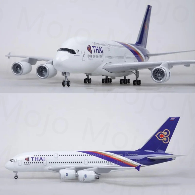 1:160スケール航空機 A380 タイ国際航空 レジン製  - Resin のレビューと価格
