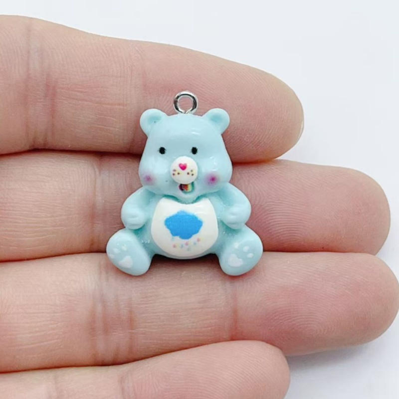 10個の漫画動物チャームペンダントDIY作成用イヤリング、ネ - Resin のレビューと価格