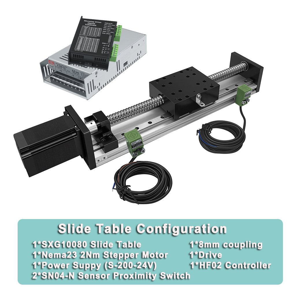 Nema 23リニアモータードライブコントロールパワーキット - Linear Rail Mgn12H Set のレビューと価格