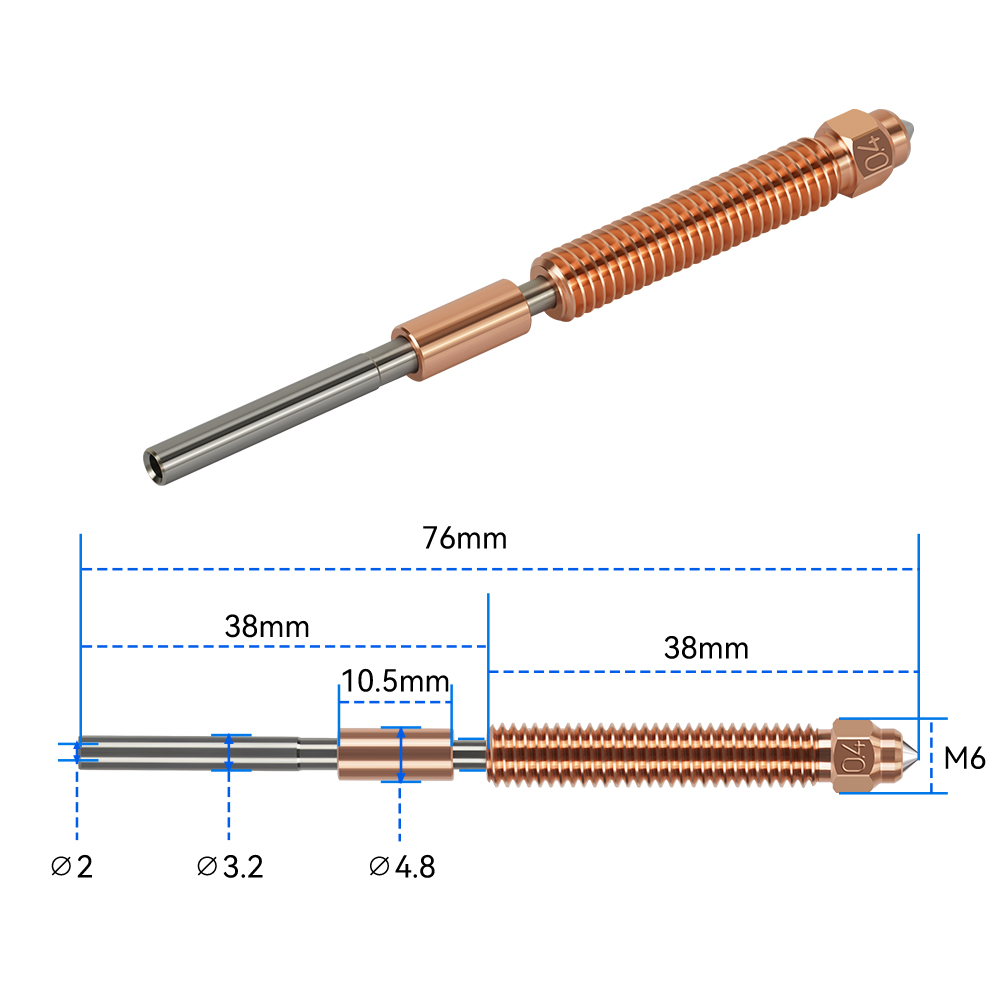 Creality K2/K2 Plus/K2Pro用ユニコー - Hotend 0.4Mm のレビューと価格