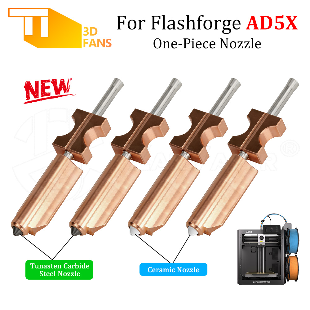 Flashforge AD5X 3Dプリンター用、耐摩耗性に - Nozzle Tungsten のレビューと価格