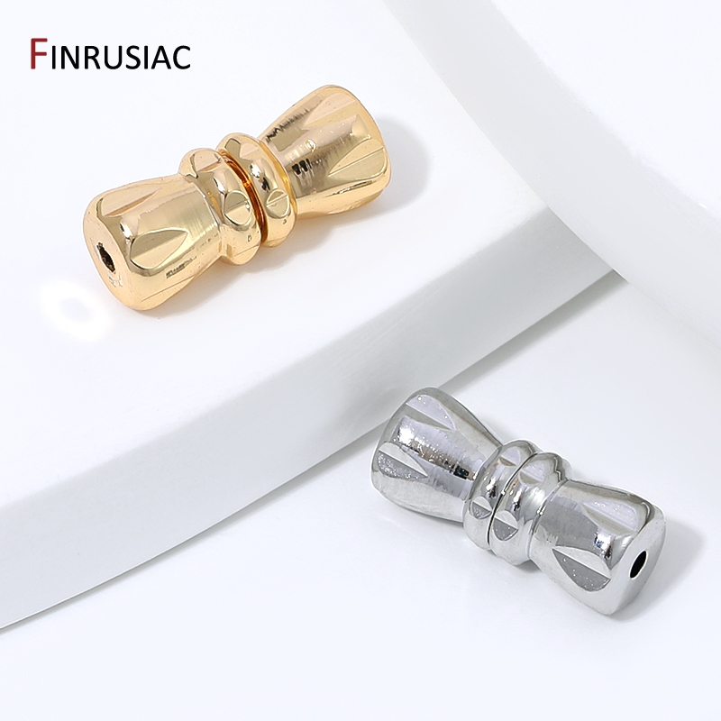14K金メッキ真鍮製スクリュークラスプ留め具、コードエンドチ - Nozzle Brass のレビューと価格