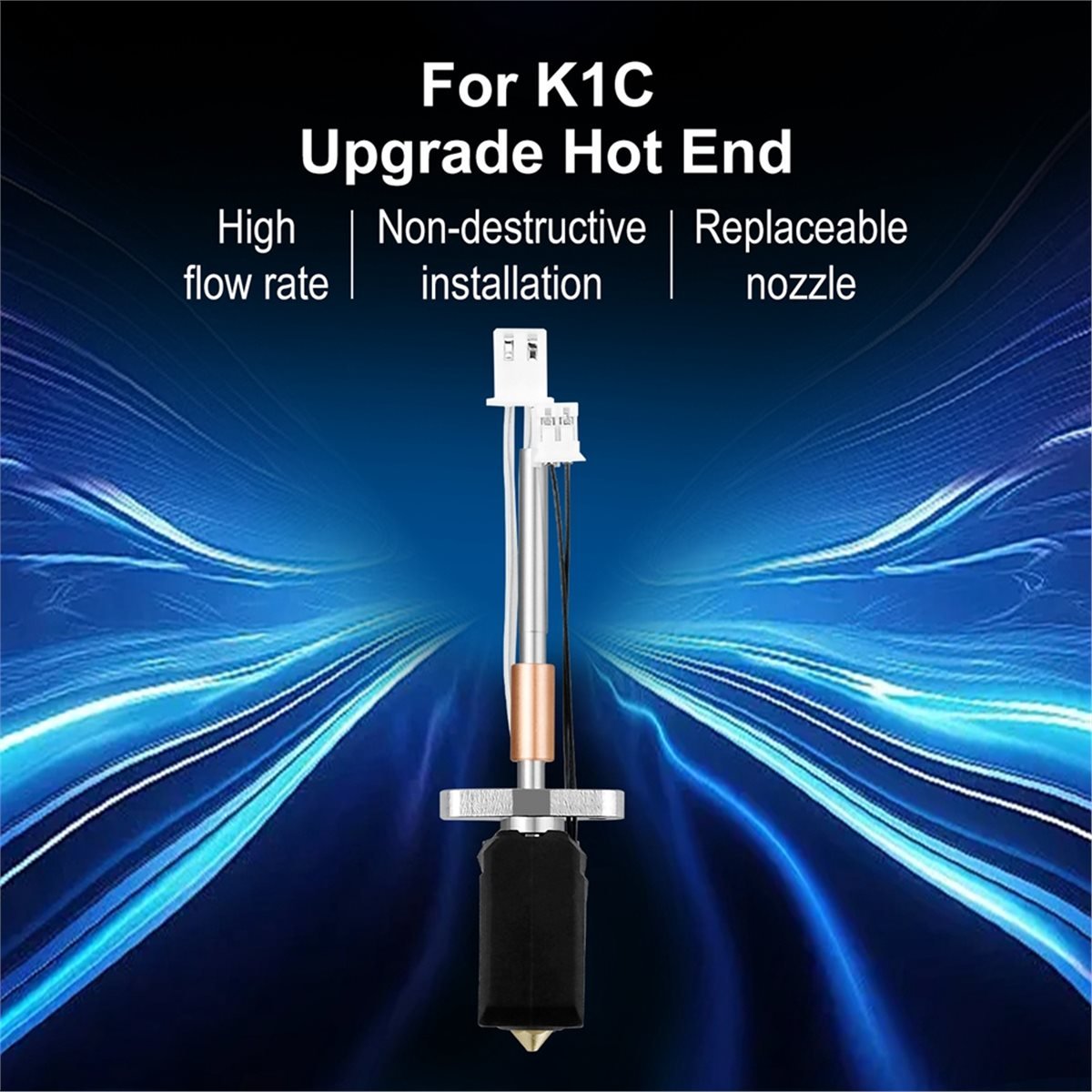 K1C ホットエンド交換用ノズル真鍮 0.4mm 用アップグ - Hotend 0.4Mm のレビューと価格
