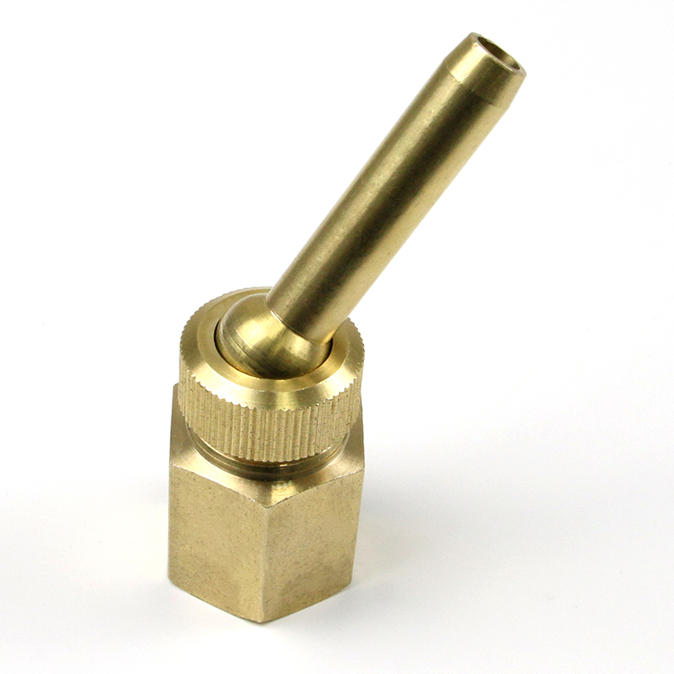 調整可能なユニバーサルダイレクトシングル銅真鍮製ウォーターフ - Nozzle Brass のレビューと価格